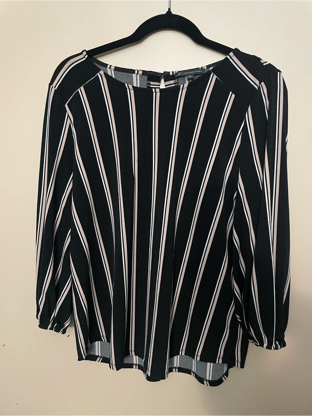 Black Striped Blouse